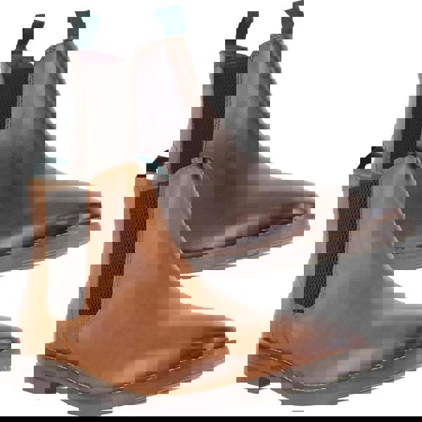 Catesby Mens Smart Casual Dress Leather Dealer Chelsea Pull On Boots