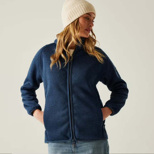 Regatta Womens Mellrey Full Zip Fleece - Navy