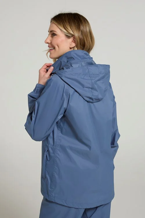 Mountain Warehouse Womens/Ladies Pakka II Waterproof Jacket - Blue