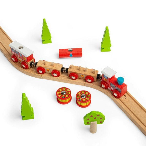 Bigjigs Rail Fire and Rescue Train