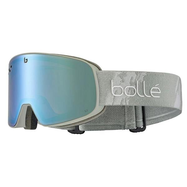 Bolle NEVADA - Matte Grey Camo with Azure Lens