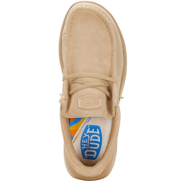 HEYDUDE Wally X Suede Shoes - Tan