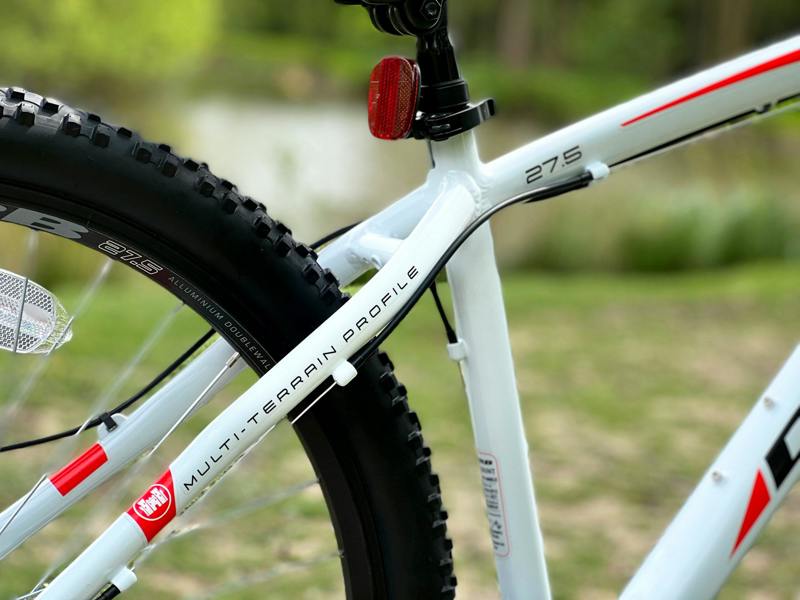 Dallingridge Viscount Hardtail Mountain Bike, 27.5" Wheel - White/Red