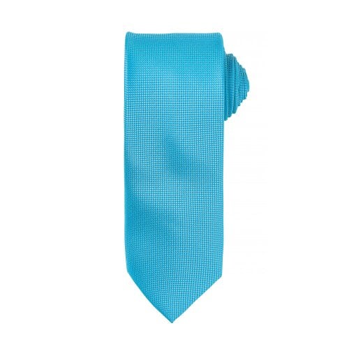 Premier Mens Micro Waffle Formal Work Tie (Pack of 2) - Turquoise