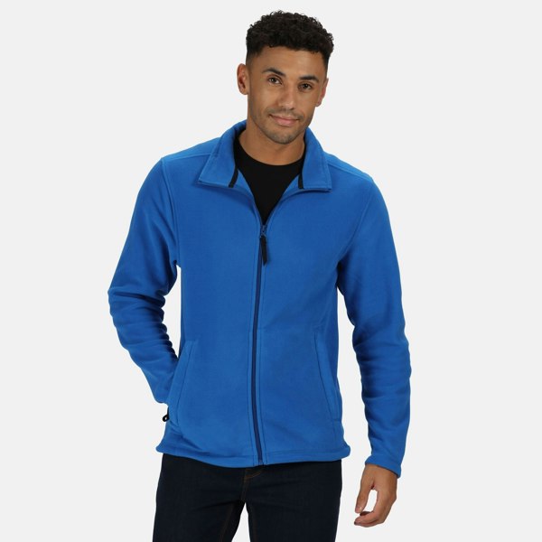 Regatta Mens Plain Micro Fleece Full Zip Jacket (Layer Lite) - Oxford Blue