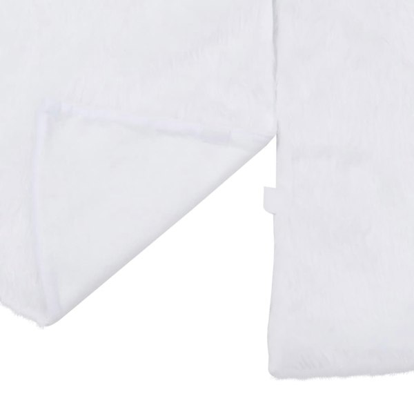 Berkfield Christmas Tree Skirt White 90 cm Faux
