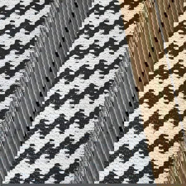 Samuel Alexander 1.5m x 2.1m Atlantis Large Outdoor Alfresco Patio Rug Mat in Onyx