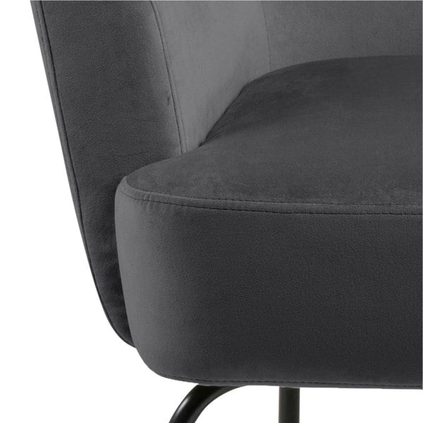 Furniture To Go Melissa Lounge Chair in Dark Grey