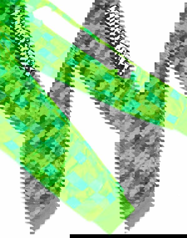 Minecraft Unisex Kids Green Pixelate Creeper Onesie