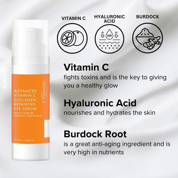 skinChemists Advanced Vitamin C Collagen Repairing Eye Serum 15ml