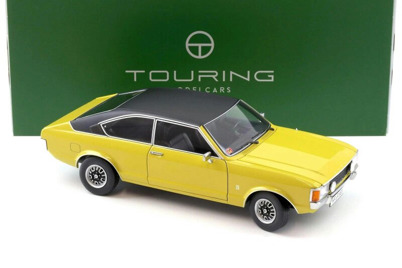 MCSlots Ford Granada Consul Coupe GT 2.3 Yellow 1:18 Scale Touring Modelcars 18080005