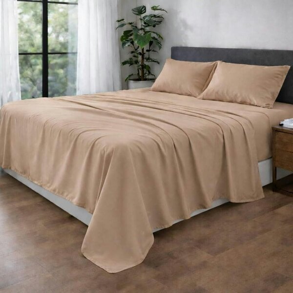 Night Zone Microfibre Flat Sheet – Ultra Soft Breathable Easy Care Bed Sheet