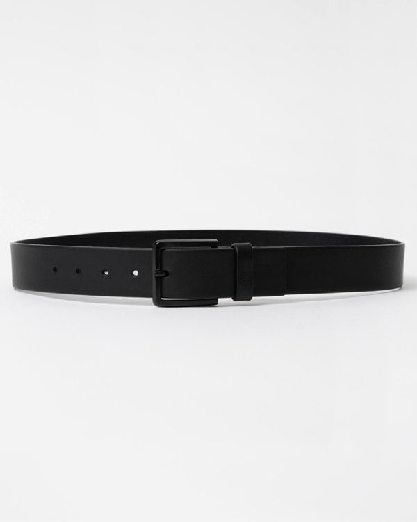 HUGO Gioni Mens Leather Belt NOS - Black 001
