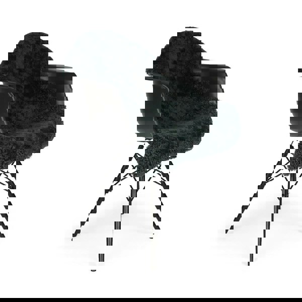 New Zealand Sheepskin | Short Curly Wool | Rug 90 cm Blue Grey