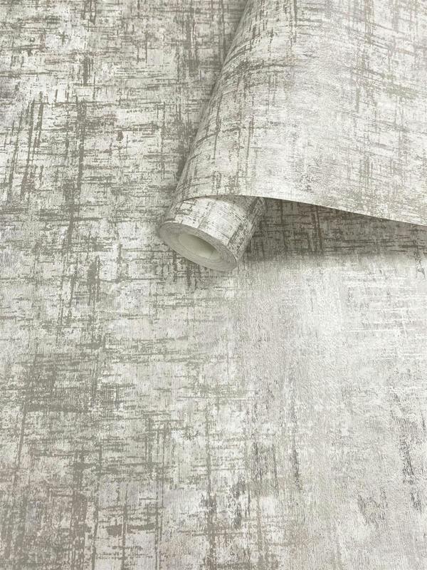 Etta Texture Greige Wallpaper image 3