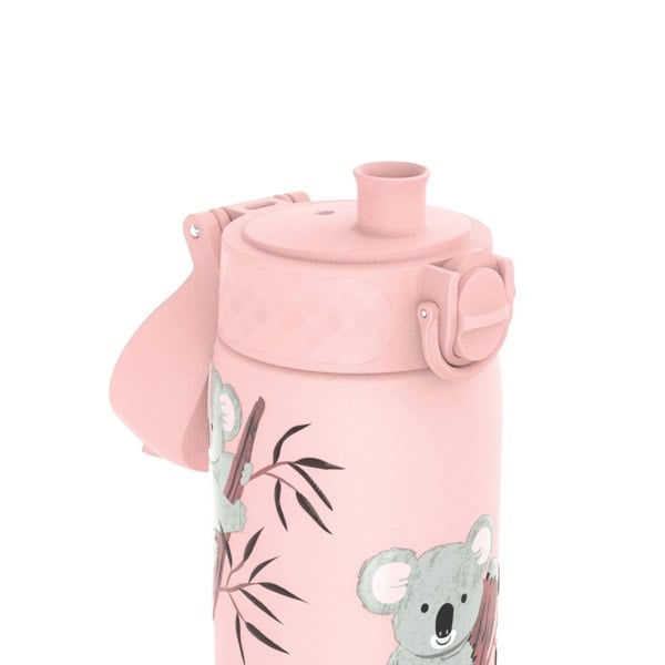 ION8 Leak Proof Slim Water Bottle, Stainless Steel, Koalas, 600ml (20oz)