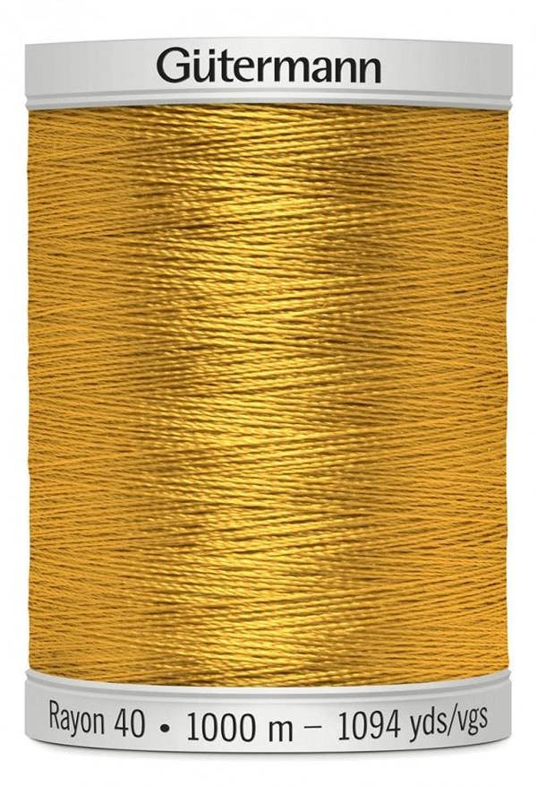 Gutermann No 40 Sulky Rayon Embroidery Thread 1000m Rayon Thread Suitable For Embroidery