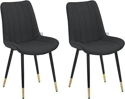 HYGRAD BUILT TO SURVIVE Faux Leather Dining Chairs, Padded – Set of 2 | HYGRAD®