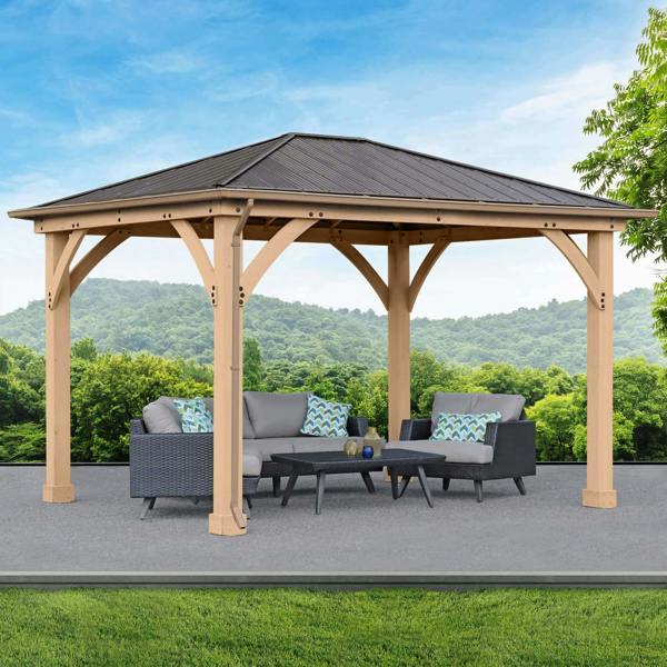 Rain Gutter Kit for 12ft x 10ft Meridian Gazebo Gazebo Gutter 6