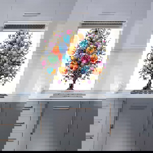 Warren Reed - Designer A Magical Easter Egg Tree Kitchen Splashback