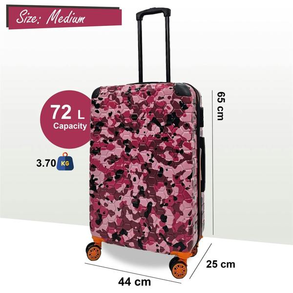 Eagle Luggage Hardshell Camo Robust ABS Suitcase Set