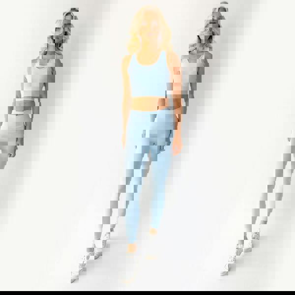 Kecks Powder Blue Active Leggings