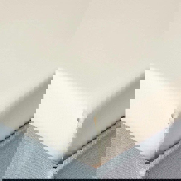 HOMESCAPES Crisp & Cool 200 TC Egyptian Cotton Percale Fitted Sheet – 30 cm Deep