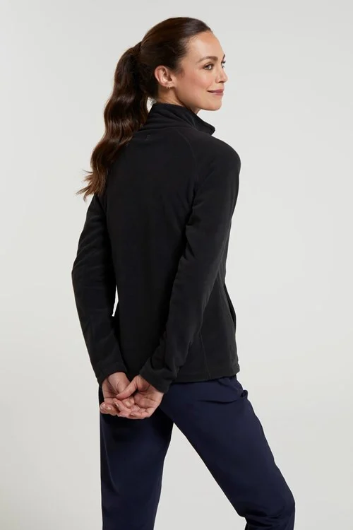 Mountain Warehouse Womens/Ladies Raso Fleece Jacket - Black