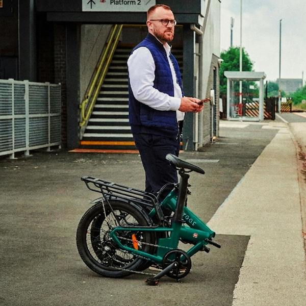 Hygge Bikes Virum 2026 - Folding Ultra-Light E-Bike 36V 10Ah - British Racing Green