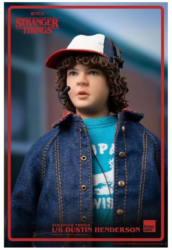 Threezero Dustin Henderson Stranger Things Collectible Figure 1:6 Scale ThreeZero 3Z02800W0