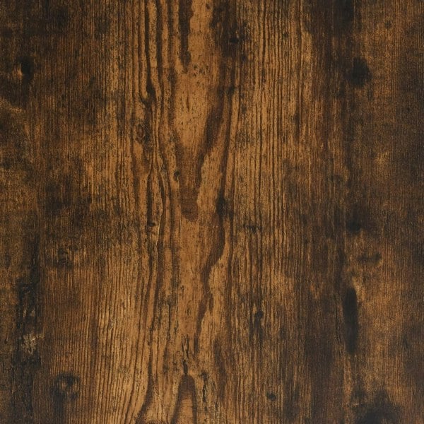 Berkfield Record Cabinet Smoked Oak 84.5x38x48 cm Engineered Wood