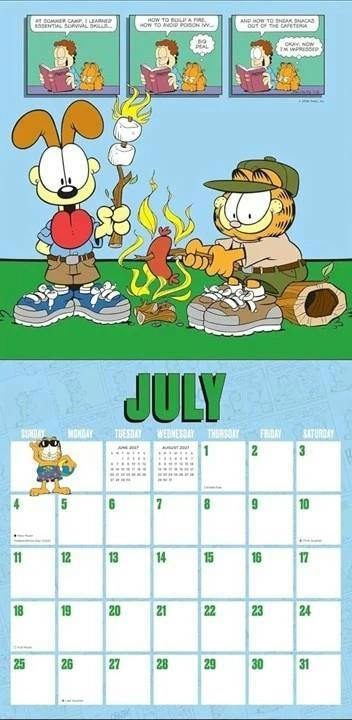 Garfield Calendar 2027