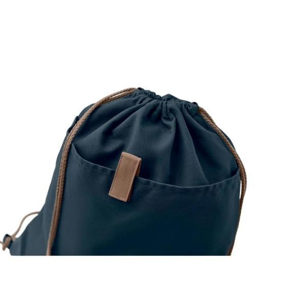 MidOcean Panda Recycled Cotton Drawstring Bag - French Navy - 