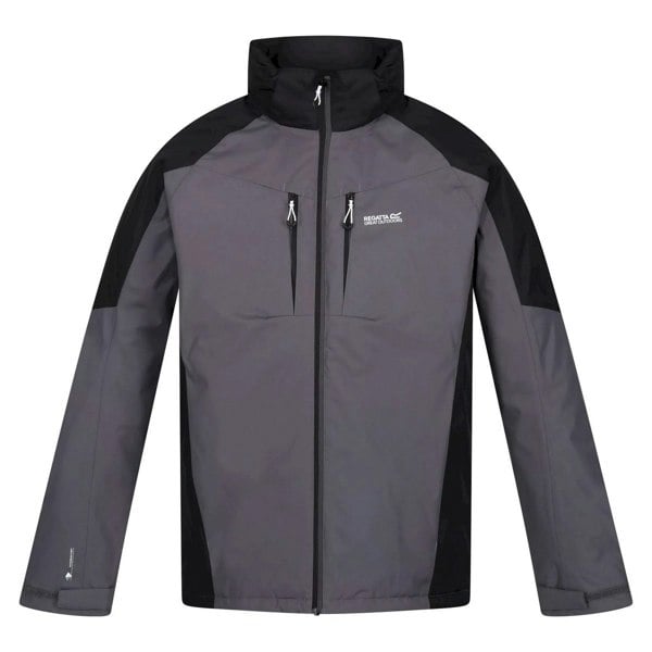 Regatta Mens Calderdale Waterproof Jacket - Dark Grey/Black