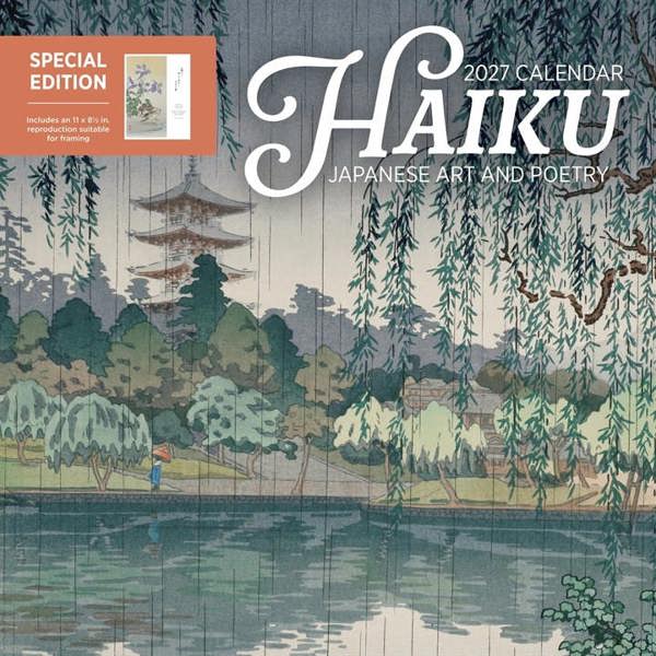 Haiku, Japanese Art And Poetry Calendar 2027, Wall Calendars, Month To View, History & Literature, Gift