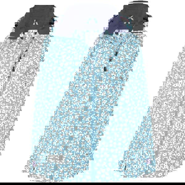 Lazy Jacks Women's Buttercups Waterproof Jacket - Sky Blue