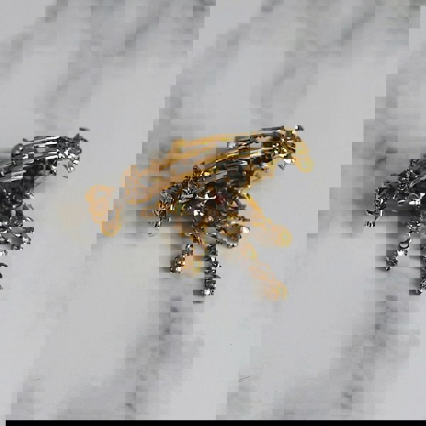 flower hair accessory back hair jaw