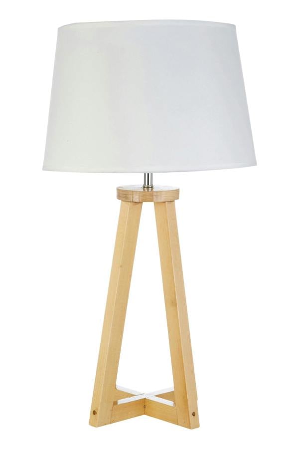 Brett Pine Wood Table Lamp