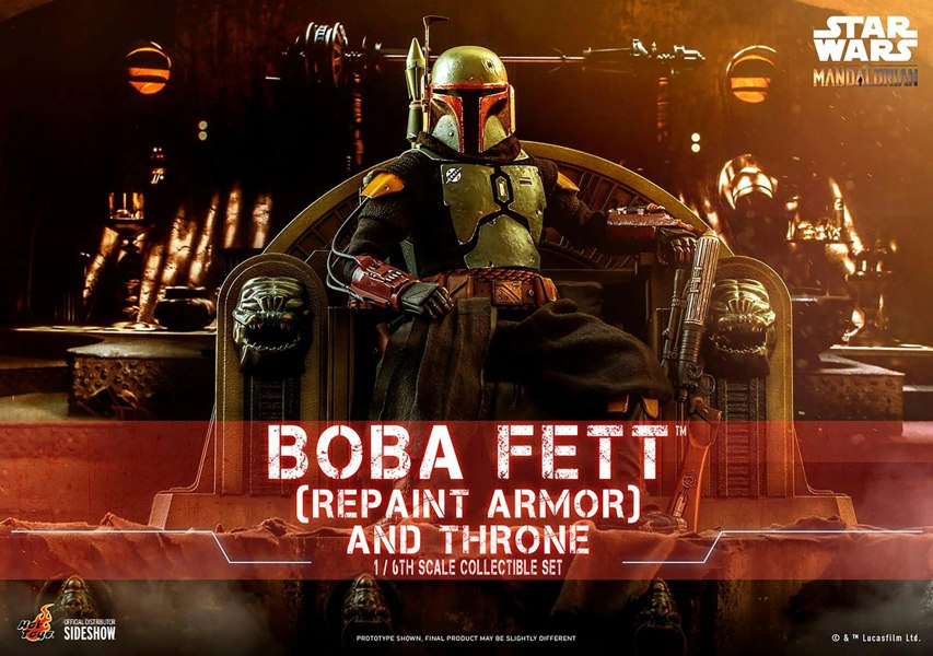 Hot Toys Boba Fett Repaint Armour and Throne Collectible Set 1:6 Scale Hot Toys 908858