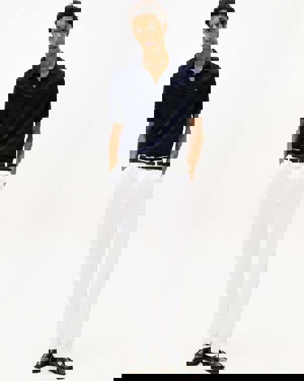 Tommy Hilfiger Essential Cotton Mens Knitted Polo - Desert Sky