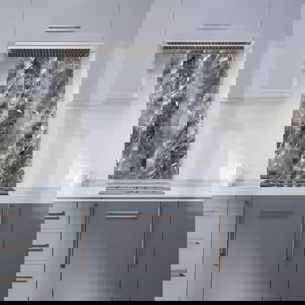 Warren Reed - Designer Deep Grey Marble Effect Kitchen Splashback