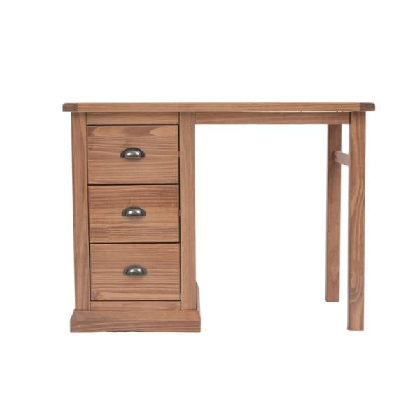 Tirolo 3 Drawer Desk - Dressing Table Brass Cup Handle