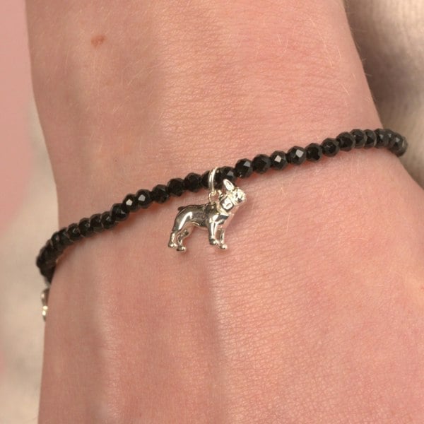 Mylee London French Bulldog Crystal Bracelet - Personalised