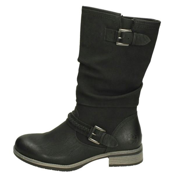 Rieker Ladies Rieker Fleece Lined Calf High Boots 98860
