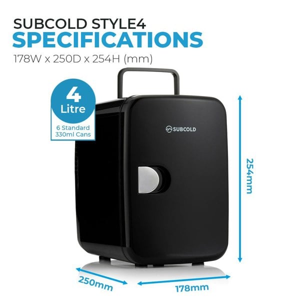 Subcold Style 4L Mini Fridge