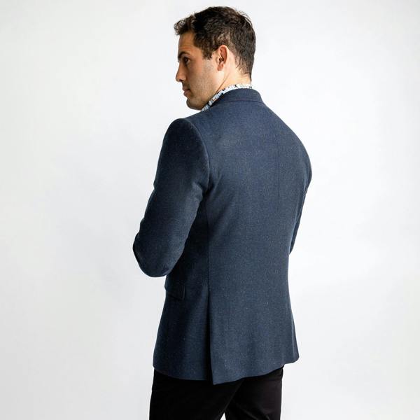 FLECKED WOOL JACKET – Premium Men's Patterned Shirt by Claudio Lugli | Bold Design, Tailored Fit, Best Printed Shirts