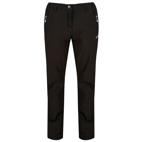 Regatta Great Outdoors Women's Geo Softshell II Regular Leg Trousers - Black