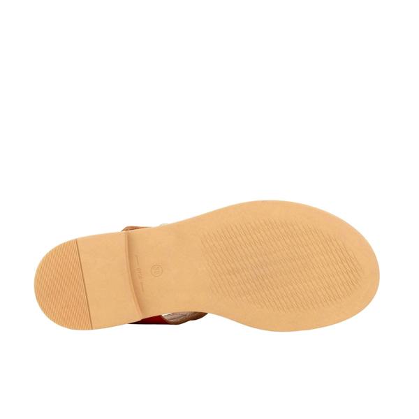 Embassy London Fiona - Red - Women's Leather Gladiator Strap Sandals
