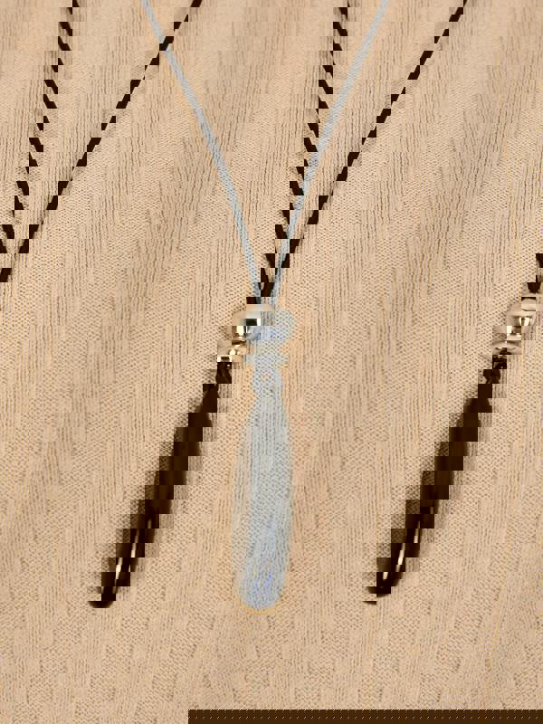 GWD Pendant Black Stone Necklace