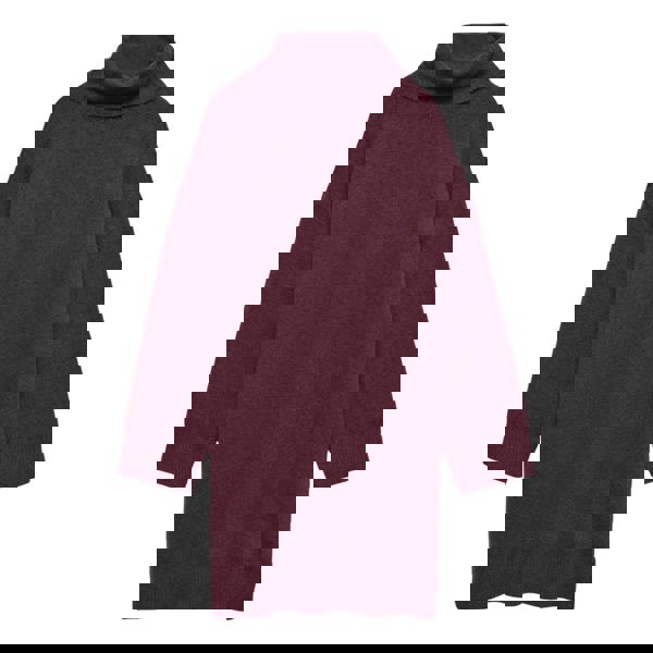 Vero Moda Womens/Ladies Aquarius Roll Neck Jumper Dress - Wine - 